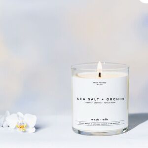 NEW Sea Salt + Orchid 100% soy candle